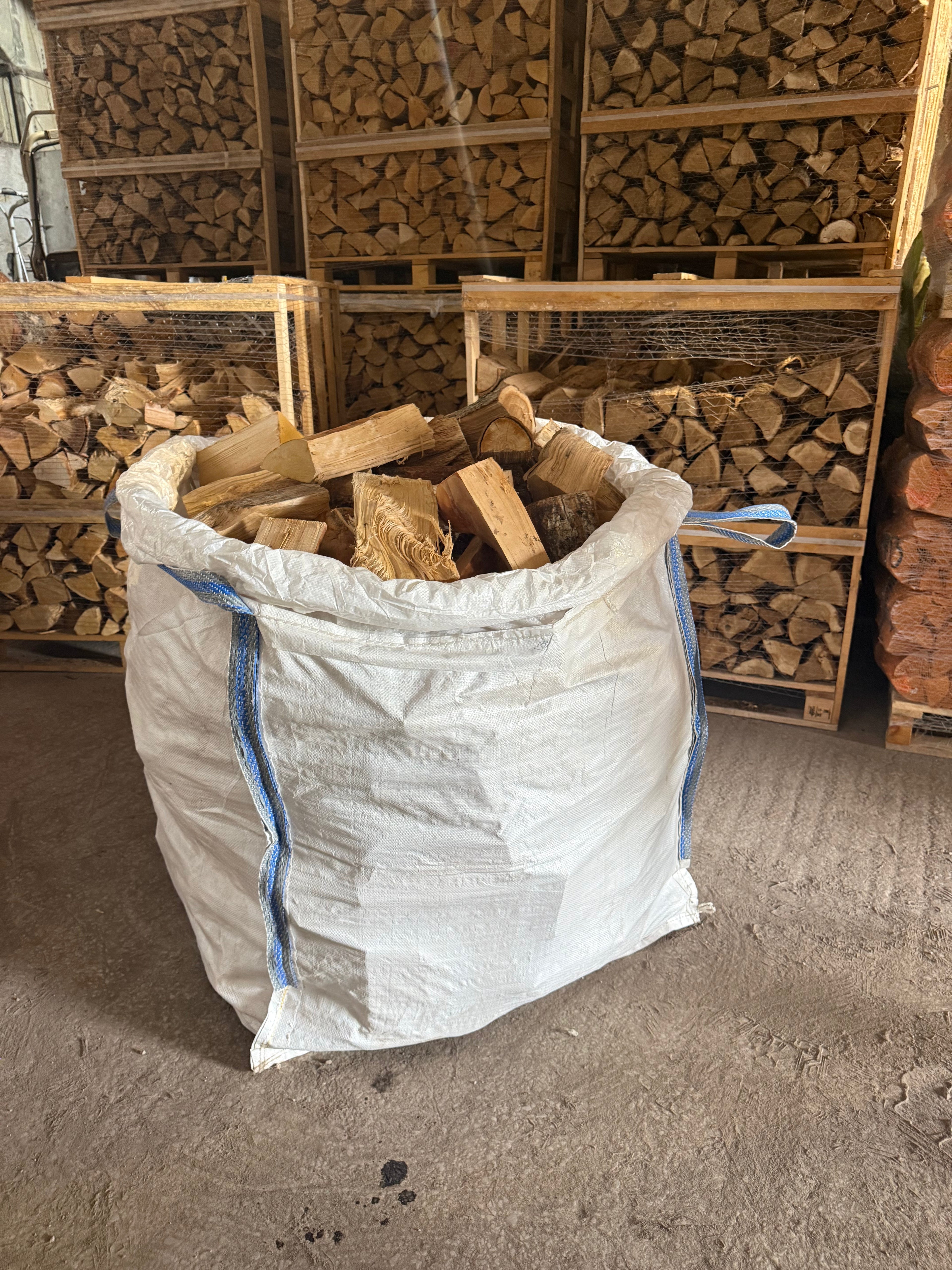 Why Our Bulk Bags Have Skirt Tops – Keeping Your Firewood Dry from Our Yard to Your Home